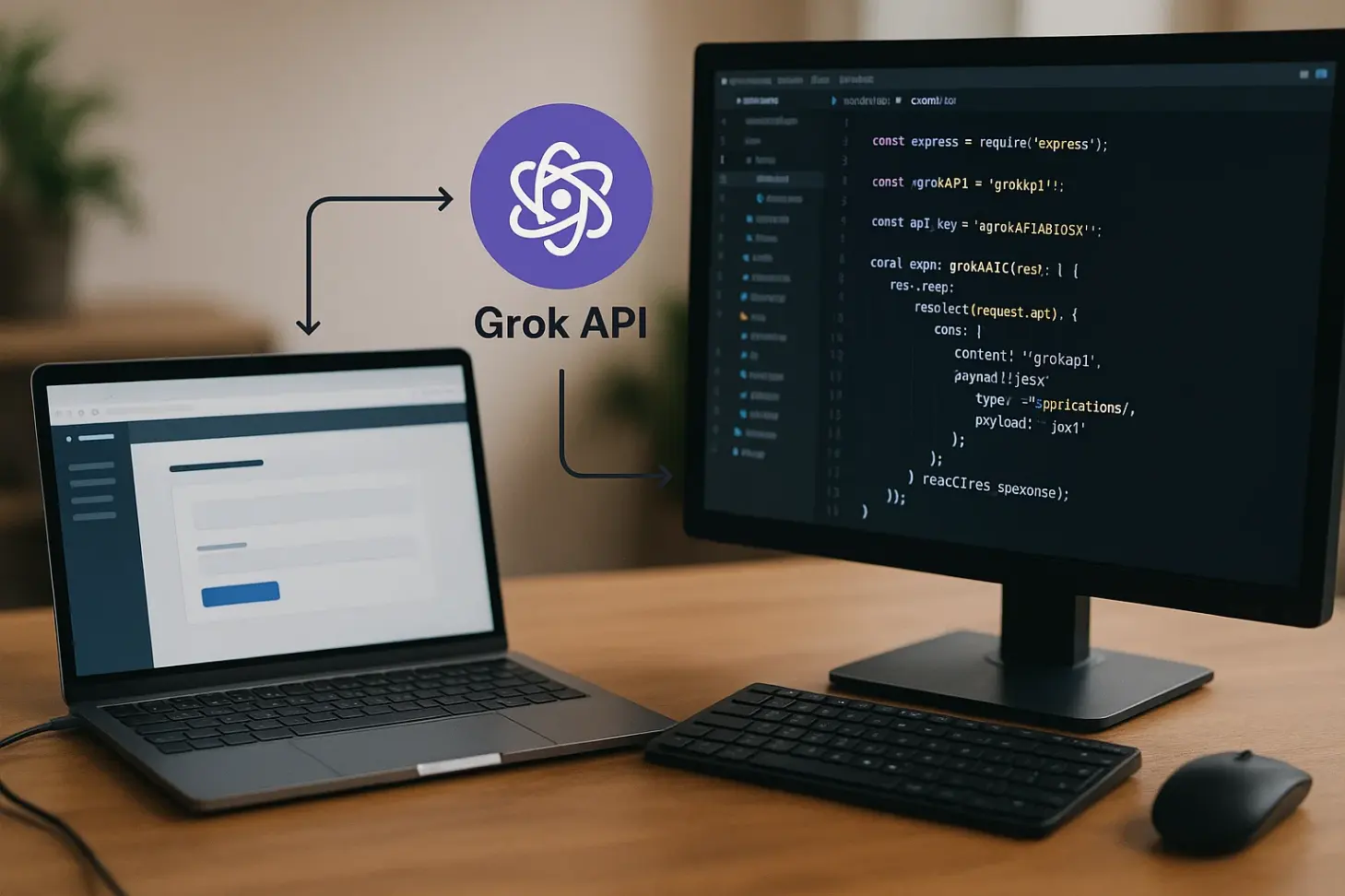 Реализация Grok API на бэкенде и организация логики запросов
