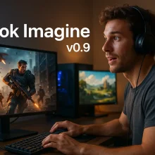 Grok Imagine v0.9 — новая эра фильмов и игр от xAI