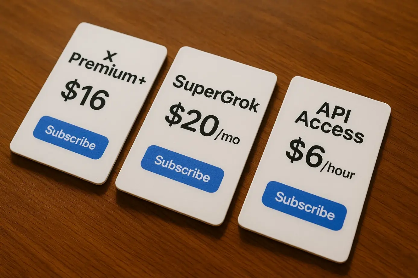 Цены и тарифы Grok: X Premium+, SuperGrok и доступ к API