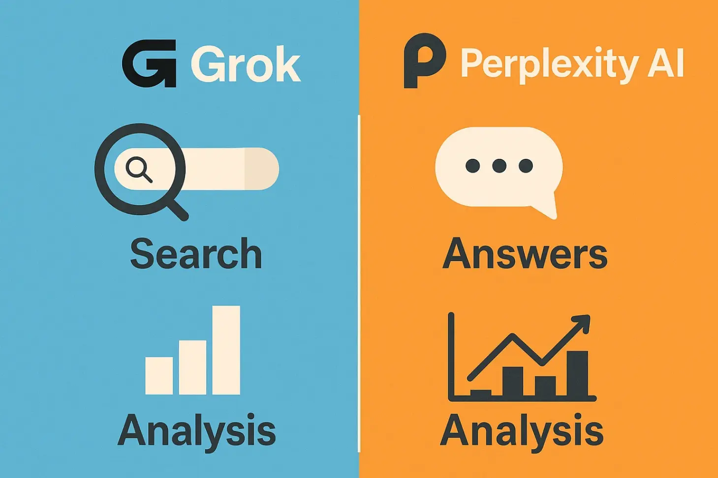 Основные отличия Grok и Perplexity AI в 2025 году